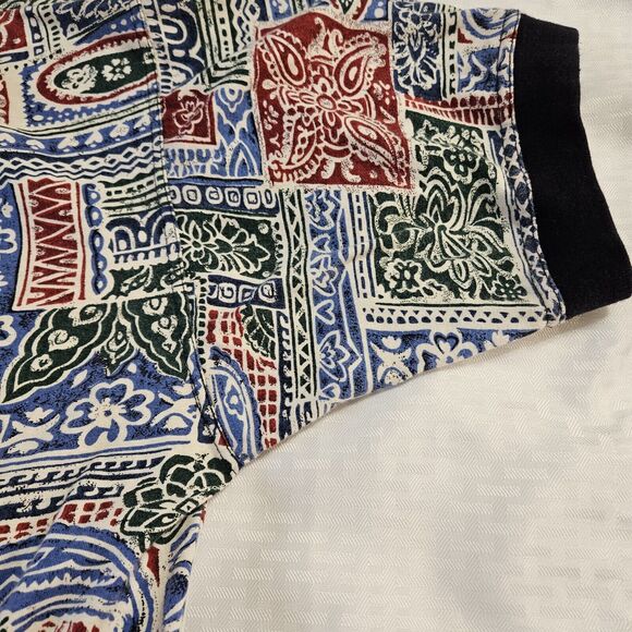 W.R. Gass Men's Polo Shirt Short Sleeve Size Large L Pre-Owned Multicolor Cotton - Picture 5 of 8